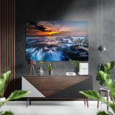 Sunset at Sea Brushed Aluminium Dibond Wall Art.